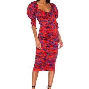 FOR LOVE AND LEMONS Monet Midi Dress Sz S